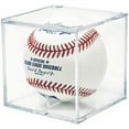 thumbnail image 1 of Bmatwk Baseball Display Case, UV Protected Acrylic Cube Baseball Holder Square Clear Box Memorabilia Display Storage Sports Official Baseball Autograph Display Case - Fits Official Size Ball, 1 of 4