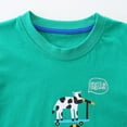 thumbnail image 7 of UngA Toddler Summer Clothes for Boys 2T 3T 4T 5T Kids Truck Embroidery Short Sleeve T-Shirt Tops and Plaid Shorts Set Toddler Boy Sets (Green,3-4 Years), 7 of 7