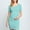Mint Green, variant on Frwgonr Maternity Dress Spring Coffee Short Sleeve Maternity Dress Ruched Pregnancy Clothes S-XL