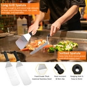 8pcs Griddle Accessories Kit for Blackstone and Camp Chef—Heavy Duty Stainless Steel Grill Spatula Set for Grill Griddle Hibachi Flat Top Outdoor Cooking