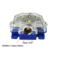 thumbnail image 3 of 0 2 4 Gauge in 2 4 8 Gauge Out 5 Way Power Distribution Block for Car Audio Splitter Blue Base Cover, 3 of 6