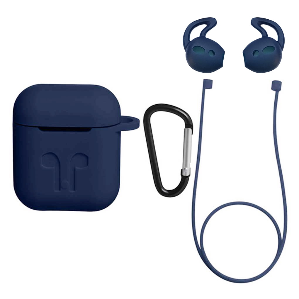 For Airpods Wireless Earphone Headset Box Portable Silicone Case Cover