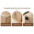 thumbnail image 5 of Modern  Coffee Table, End Table with Light Wood & Texture Patterns, Space Saving & Easy Assembly ,for Living Room, Bedroom, Balcony, 5 of 9