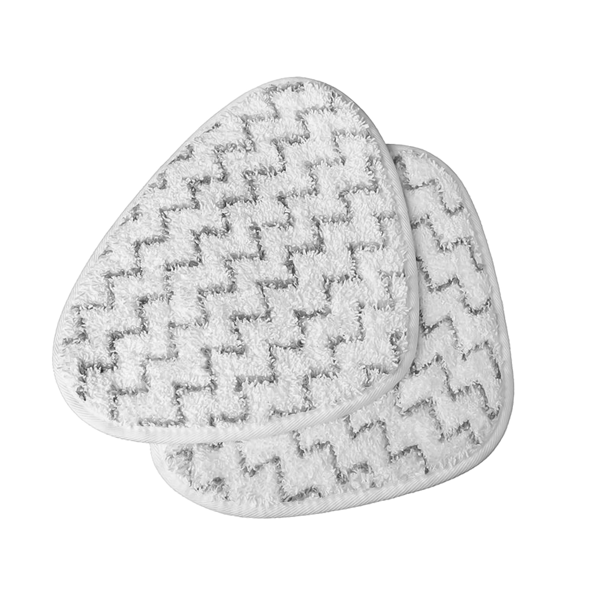 Steam and Go Microfiber Steam Mop Pads W/ Scrubbing Strips, Washable, 2 Pieces