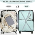 thumbnail image 3 of 4 Set Compression Bags Organiser Suitcases Packing Cubes Travel Storage Luggage, 3 of 11