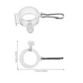 thumbnail image 2 of Shisuyan Outdoor Flag Clips Sleek Design For Flags In Exhibitions 5Pcs 3.0X2.0X0.6In, 2 of 9