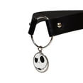 thumbnail image 5 of Jack Skellington Choker Necklace for Women from Disney series The Nightmare Before Christmas - Gothic Jewelry Chokers for Girls: Adjustable Leather-like Black Choker Necklace with Steel Charm Ages 3+, 5 of 5