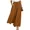 Dark Yellow, variant on SOMER Pants for Women Flowy Dressy Casual Elastic High Waist Wide Leg Palazzo Pants with Pocket Brown