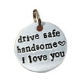 thumbnail image 1 of Trucker Driver Keychain Pendant Silver Stainless Steel Creative Holiday Gifts, 1 of 5