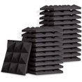 thumbnail image 5 of FStop Labs Foam Panels - Pyramid Studio Tiles - 2"x12"x12" (24 Pack, Black) – Great for Independence Day Decor or July 4th Decorations, 5 of 5