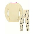 thumbnail image 4 of ATAIKU Little Girls Long Sleeve Pajamas 2 Piece Ballet Dancer Pjs Set Kids Cotton Sleepwear 6 Years, 4 of 10