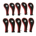 thumbnail image 3 of Club Head Cover, 10Pcs  Club Cover Washable  For Woods Red,Blue,Gray, 3 of 8