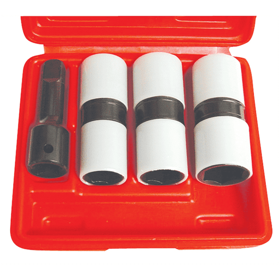 Astro Pneumatic 78803 4pc 1/2" Drive Thin Wall Flip Impact Socket Set