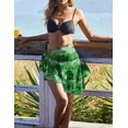 thumbnail image 2 of Ekouaer Sarong Wraps for Women Chiffon Beach Swimsuit Coverup Sheer Short Bathing Suit Cover Up Skirt for Swimwear, 2 of 5