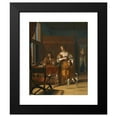 thumbnail image 2 of Johan Van Haensbergen 20x24 Black Modern Framed Museum Art Print Titled - The Money Changer (1675), 2 of 5