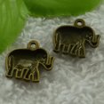 thumbnail image 2 of HOOUN 140pcs bronze plated elephant charms 20X18mm B2903, 2 of 3