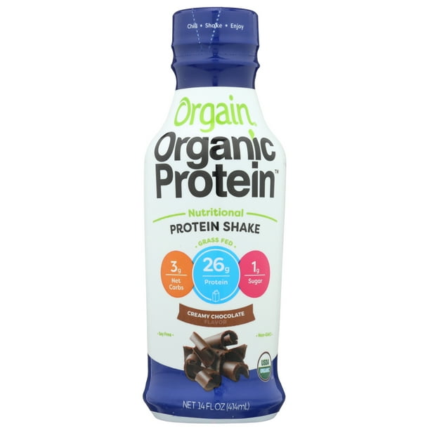 Orgain Organic Protein Shake, Creamy Chocolate, 14 fl oz