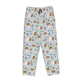 thumbnail image 4 of Xecao Carrot Rabbit Women's Straight Lounge Pajama Pants: The Epitome of Relaxed Sleepwear, 4 of 9