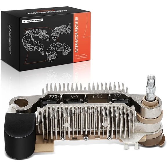 A-Premium Alternator Rectifier Compatible Compatible with Mazda Miata 1990 1991 1992 1993, 6-35A Diodes