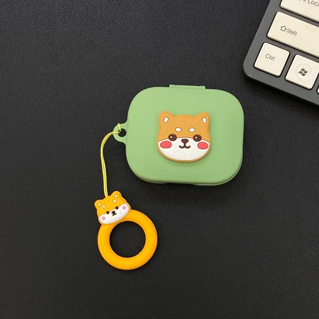 New Cartoon Protective Sleeve Case for Redmi Buds 6 Active / Buds 4 Active Earphone Cover Sillione Soft Case with Keyring