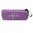 thumbnail image 1 of 1pc Stethoscope Case Portable Bag Shockproof Stethoscope Box Multifunctional Portable Stethoscope Case Compatible for 3M Litш (Purple), 1 of 8