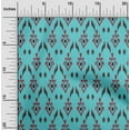 thumbnail image 1 of oneOone Viscose Jersey Fabric Argyle Style Ikat Fabric Prints By Yard 60 Inch Wide, 1 of 5