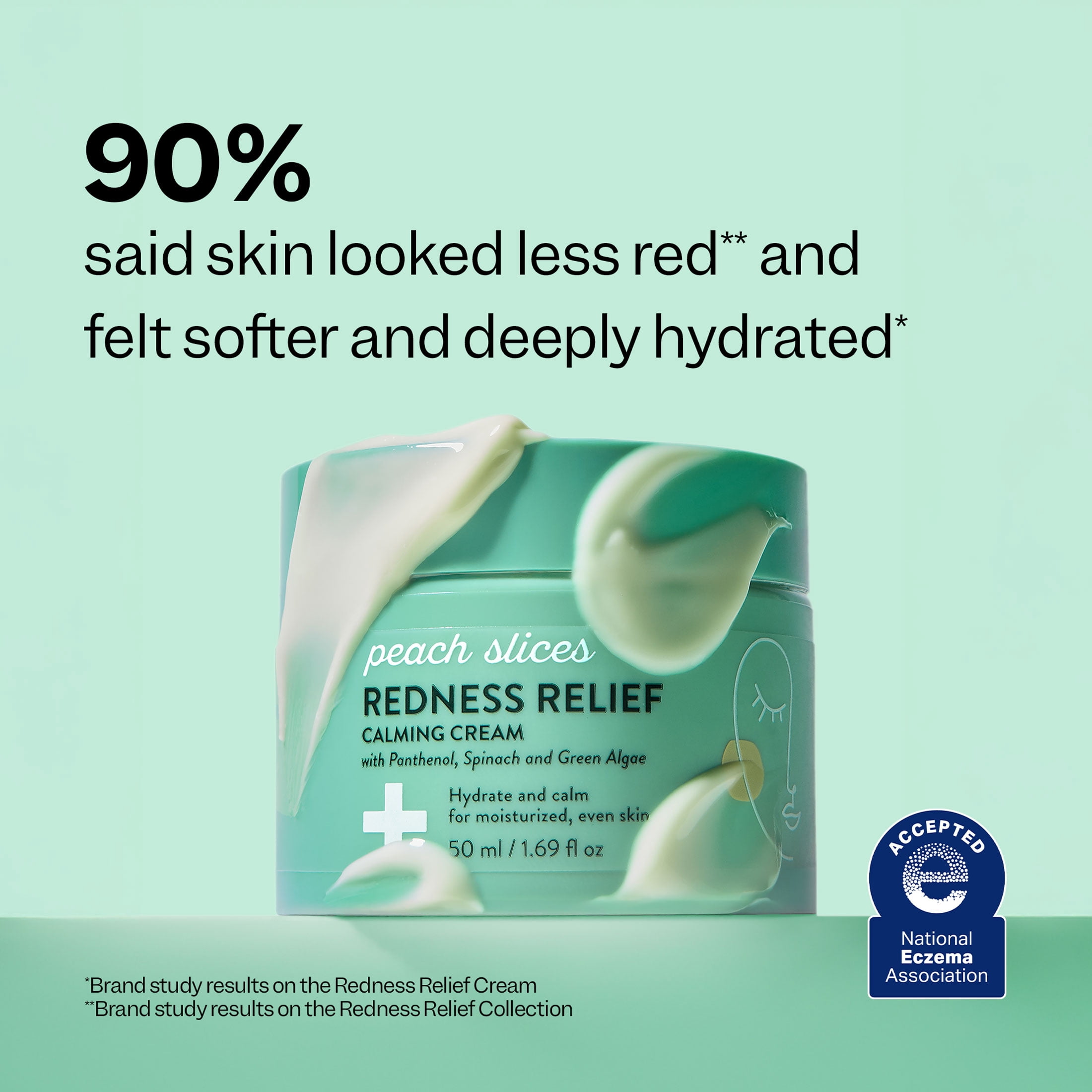 Peach Slices Redness Relief Calming Cream, 1.69 fl oz