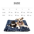 thumbnail image 6 of Thicker Washable Blue Bone Pattern Dog Mat Warm Pet Blanket Cushion Mat Resting Seat, 6 of 8