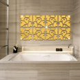 thumbnail image 3 of Sywqhk 32 unids/set pegatinas de pared de espejo 3D mural acrílico BIG sticke Gold Sywqhk Para estrenar, 3 of 6