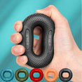 thumbnail image 2 of Silicone Finger Gripper Ring Hand Muscle Strengthener Ring Wrist Finger Trainer Exercise Carpal Expander Workout Fitness Device, 2 of 9