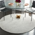 thumbnail image 2 of SAFAVIEH Martha Stewart Tufted Wool Area Rug, Grey, 6' x 6' Round, 2 of 8