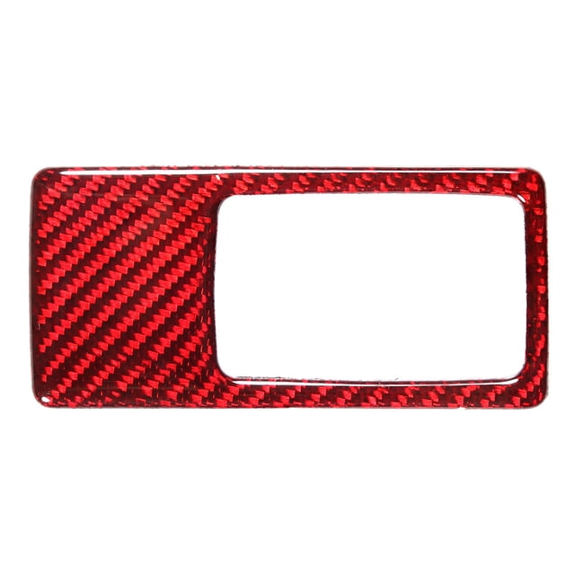 Cubierta De Botón De Faro Delantero De Fibra De Carbono ANGGREK Carbon Fiber Car Decor