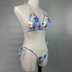 thumbnail image 4 of Bikini de tanga con cuello halter coqueto en color sólido Trajes de baño para mujer, 4 of 7