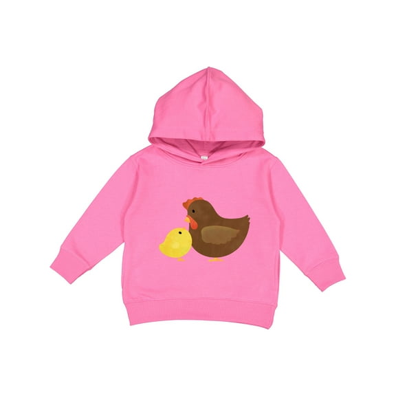 Inktastic Hen and Chick Farm Animals Toddler Hoodie