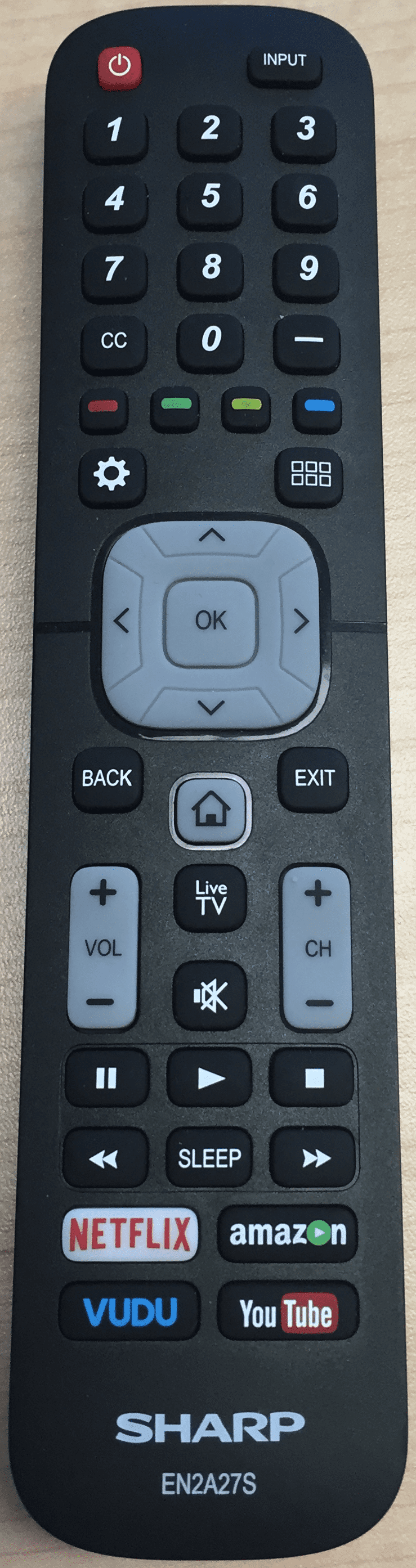 New Sharp EN2G27S LCD HD TV Remote Control For LC40N5000 LC-40N5000 LC43N5000 