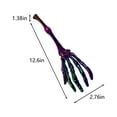 thumbnail image 3 of MERILER Halloween Skeleton Hand Stirring Spoons - Set of 2 for Food Service and Spooky Outdoor Venue Garden Decoration, 3 of 6