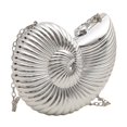 thumbnail image 2 of Bolso de Mano con Cadena Jinwen para Damas y Niñas Plata, 2 of 8