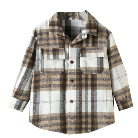 

Lovely Casual T-Shirts For Children Boys Retro Plaid Printd O-Neck Long Sleeve Autumn Winter Tops Outwear School Sport Skater Fit Tshirts