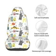 thumbnail image 4 of Wukai New York Full Set Car Seat Covers with Soft Padding Universal Auto Front Seats Protector and Cushion Mat, 4 of 5
