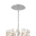thumbnail image 2 of Elegant Lighting Vera 42 inch crystal starburst oval pendant in chrome, 2 of 9