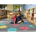 thumbnail image 3 of Flagship Carpets School Girl Style Just Teach Poms Classroom Area Rug, 5'x7'6", 3 of 6