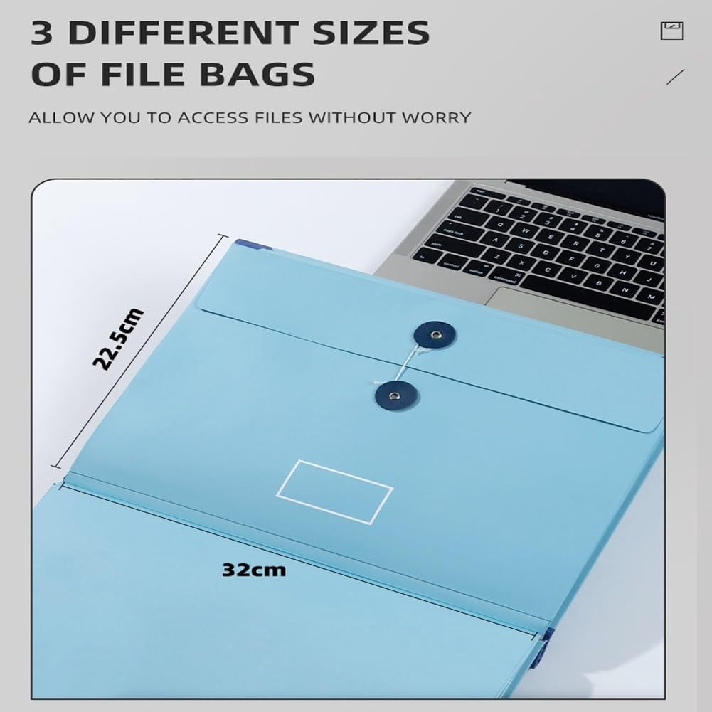 The Life Book Document Organizer - Binder for Important Documents, in Case I Go Missing Binders, Folio Document Organizer, Life Books if I Die Binders to Storing Papers, Certificates(Blue)