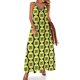 thumbnail image 1 of Nuevo y divertido vestido sin mangas con pelotas de tenis, vestido para mujer, ropa de verano para mujer, vestidos largos para mujer, 1 of 7