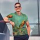 thumbnail image 4 of Fotbe Retro Birds Camiseta Polo de Golf para Hombre con Estampado – Camisa Deportiva Transpirable con Cuello Abotonado-3X-Large, 4 of 6