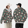 thumbnail image 4 of Balery Santa Claus Sudadera ligera de manga larga con capucha y protección solar UPF 50+ para hombre y mujer, ideal para pesca y running-Small, 4 of 7