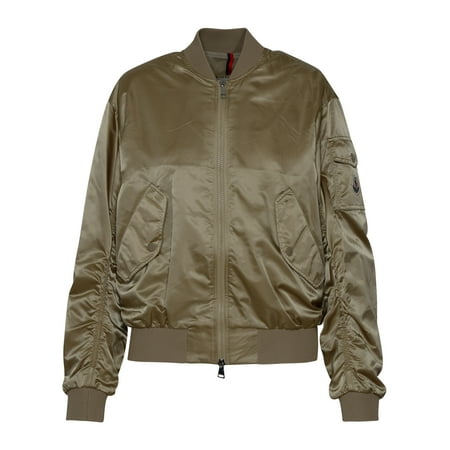 

MONCLER Woman Bomber Ter In Nylon Beige