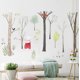 thumbnail image 4 of Mural de decoración de fondo de TV, pegatinas de pared de animales de estilo nórdico grande para niños, árbol de dibujos animados, bosque, niños, habitación de bebé, póster adhesivo Xemadio 2022086-1, 4 of 6
