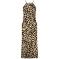 thumbnail image 4 of Maxi vestidos de mujer verano casual cuello redondo sin mangas vacaciones playa bolsillos vestido largo Fridja  hj5076, 4 of 5