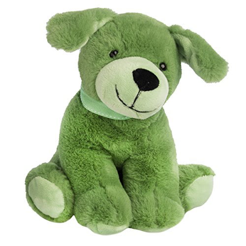 Gitzy 8 Green Puppy Stuffed Animal 