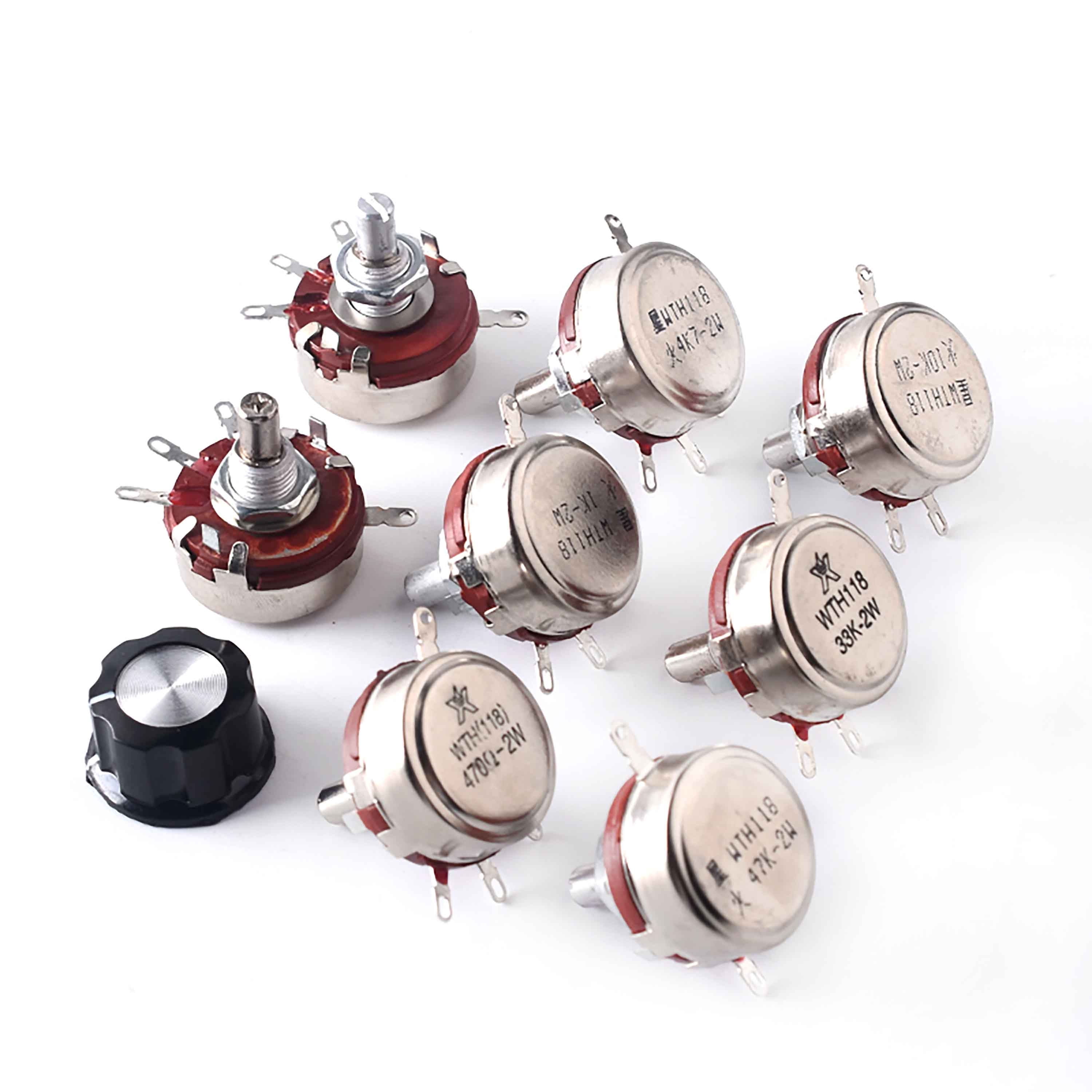 Aexit WTH118-1A Kohlepotentiometer 150 KΩ, 2W, 5 S Produktbild-Vorschau 3